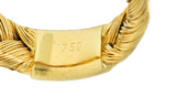 Vintage Ruby Diamond 18 Karat Gold Wheat Band RingRing - Wilson's Estate Jewelry