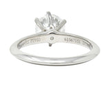 Tiffany & Co. 1.38 CTW Diamond Platinum Solitaire Engagement RingRing - Wilson's Estate Jewelry