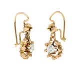 Victorian Diamond 14 Karat Rose Gold Drop EarringsEarrings - Wilson's Estate Jewelry