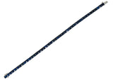 Art Deco 14.00 CTW French Cut Sapphire Platinum Line Braceletbracelet - Wilson's Estate Jewelry