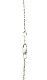 Checkerboard Cut White Topaz Diamond 18 Karat Gold Pendant NecklaceNecklace - Wilson's Estate Jewelry