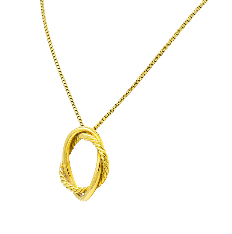 David Yurman Pearl Crossover Pendant Necklace with Diamonds, 17 IN –  Bailey's Fine Jewelry