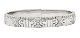 Bulgari 1.50 CTW Pave Diamond 18 Karat White Gold Parentesi Cuff Bracelet Circa 1990bracelet - Wilson's Estate Jewelry