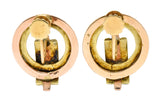 Tiffany & Co. Retro 14 Karat Two-Tone Gold Twisted Rope Screwback EarringsEarrings - Wilson's Estate Jewelry