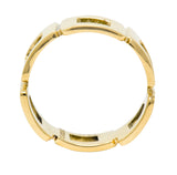 Jules Brenner Modernist 14 Karat Gold Fashionable Cushion Band Ring - Wilson's Estate Jewelry