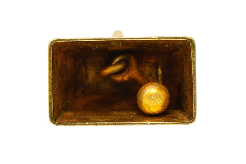 Sloan & Co. Retro 14 Karat Gold Bell Charmcharm - Wilson's Estate Jewelry