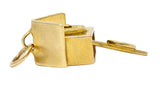 Carl-Art Retro 14 Karat Gold Cuckoo Clock Charmcharm - Wilson's Estate Jewelry