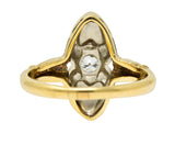 Art Deco Diamond 14 Karat Two-Tone Gold Dinner RingRing - Wilson's Estate Jewelry