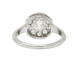 Art Deco Diamond Platinum Cluster Ring Circa 1930Ring - Wilson's Estate Jewelry