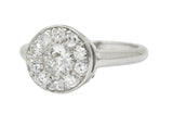 Art Deco Diamond Platinum Cluster Ring Circa 1930Ring - Wilson's Estate Jewelry