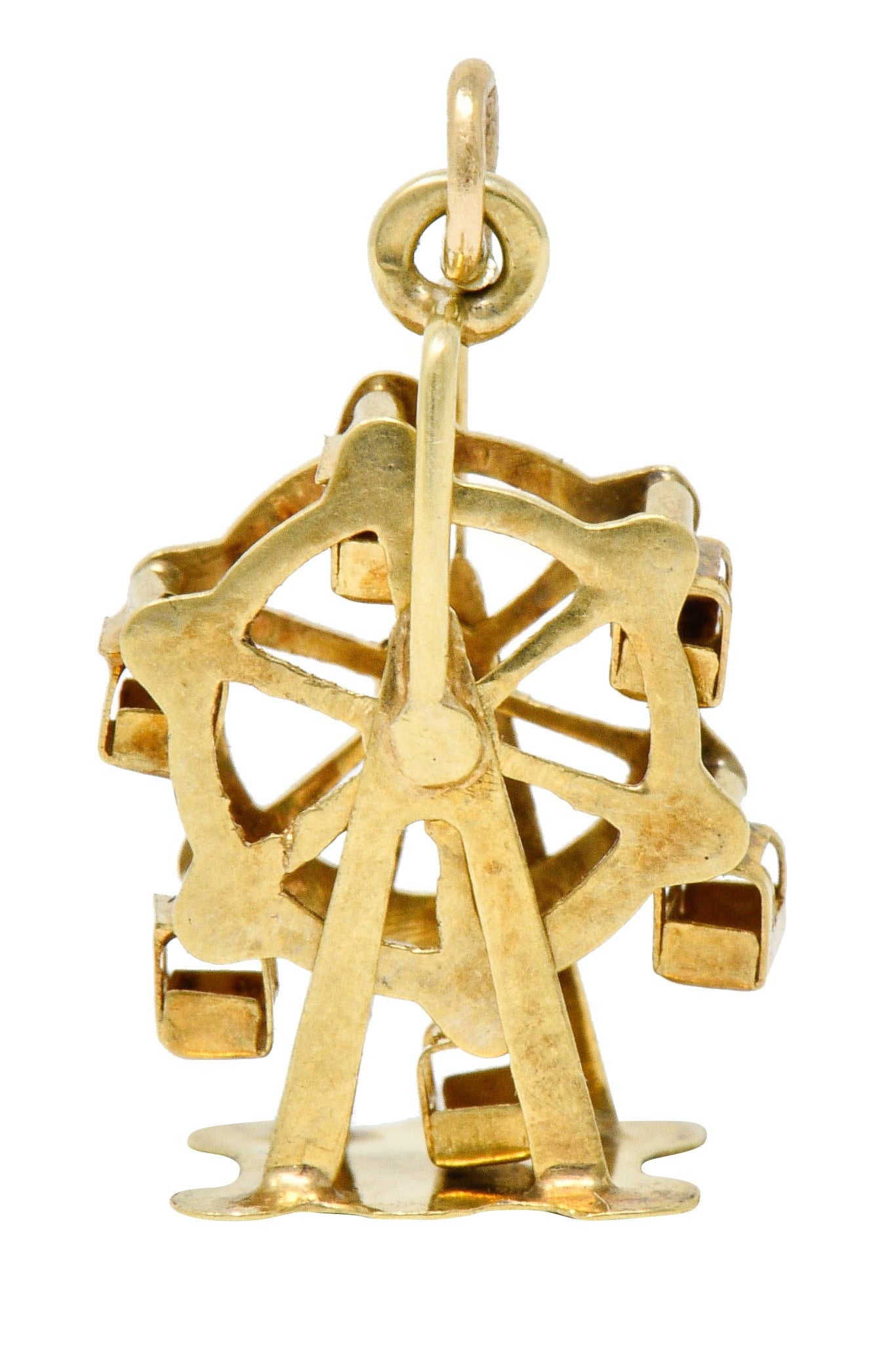 Austrian 14 Karat Gold Ferris Wheel Charm Circa 1920scharm - Wilson's Estate Jewelry