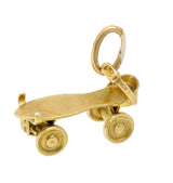 Retro 14 Karat Gold Roller Skate Charm Circa 1940charm - Wilson's Estate Jewelry
