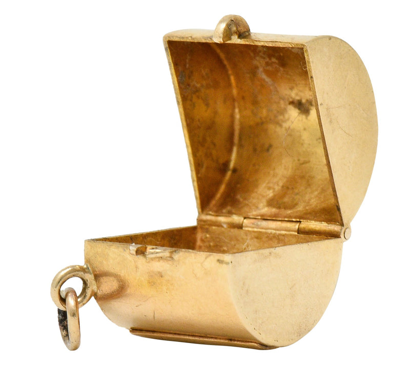 Retro 14 Karat Gold Medicine Chest Charm Circa 1940scharm - Wilson's Estate Jewelry