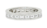 Tiffany & Co. 1.68 CTW Diamond Platinum Channel Eternity Band Wilson's Estate Jewelry