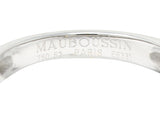 Mauboussin Paris Sapphire Diamond 18 Karat White Gold Alessandra Band RingRing - Wilson's Estate Jewelry