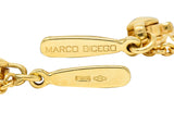 Marco Bicego Multi-Gem Diamond 18 Karat Gold Paradise Droplet NecklaceNecklace - Wilson's Estate Jewelry