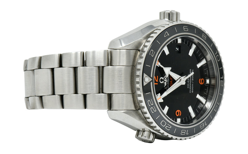 Omega Seamaster Planet Ocean Chronometer GMT 43.5 MM Stainless Steel Men’s Watch 232.30.44.22.01.002bracelet - Wilson's Estate Jewelry