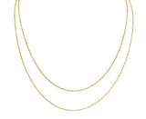 Contemporary 14 Karat Gold Spiga Rope Chain NecklaceNecklace - Wilson's Estate Jewelry