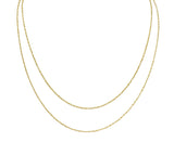 Contemporary 14 Karat Gold Spiga Rope Chain NecklaceNecklace - Wilson's Estate Jewelry