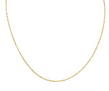 Contemporary 14 Karat Gold Spiga Rope Chain NecklaceNecklace - Wilson's Estate Jewelry