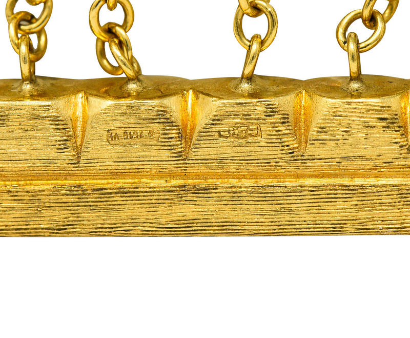 Marco Bicego Italian Multi-Gem Peridot Pearl 18 Karat Gold Paradise Strand Braceletbracelet - Wilson's Estate Jewelry