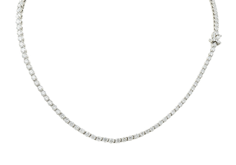 Tiffany & Co Gold Diamond X Choker Necklace For Sale – Opulent Jewelers