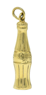 Retro 14 Karat Gold German Coca Cola Bottle Charmcharm - Wilson's Estate Jewelry