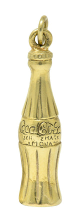 Retro 14 Karat Gold German Coca Cola Bottle Charmcharm - Wilson's Estate Jewelry