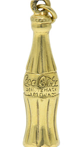 Retro 14 Karat Gold German Coca Cola Bottle Charmcharm - Wilson's Estate Jewelry