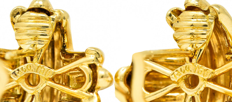 Tiffany & Co. Vintage 18 Karat Gold Signature X Cross EarringsEarrings - Wilson's Estate Jewelry