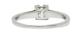 Retro 0.33 CTW Diamond Platinum Cathedral Basket Engagement RingRing - Wilson's Estate Jewelry