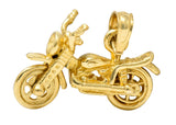 Retro 14 Karat Gold Articulated Motorcycle Charmcharm - Wilson's Estate Jewelry