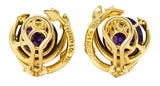 Tiffany & Co. Vintage Amethyst Diamond 18 Karat Gold Ear-Clip EarringsEarrings - Wilson's Estate Jewelry