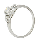 Granat Bros. Diamond Platinum Engagement Ring Circa 1930sRing - Wilson's Estate Jewelry
