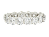 Harry Winston 3.50 CTW Round Brilliant Diamond Platinum Eternity Band Ring Wilson's Estate Jewelry