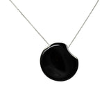 Elsa Peretti Tiffany & Co. Onyx Platinum Touchstone Pendant NecklaceNecklace - Wilson's Estate Jewelry
