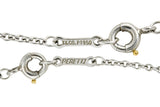 Elsa Peretti Tiffany & Co. Onyx Platinum Touchstone Pendant NecklaceNecklace - Wilson's Estate Jewelry
