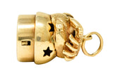 1960's Litacharm Inc. Vintage 14 Karat Gold Cancer Zodiac Charmcharm - Wilson's Estate Jewelry
