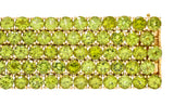 Paolo Costagli 145.00 CTW Peridot 18 Karat Rose Gold Gemstone BraceletBracelet - Wilson's Estate Jewelry