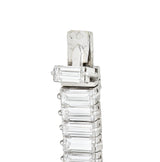Boucheron Paris Mid-Century 17.00 CTW Baguette Diamond Platinum Line BraceletBracelet - Wilson's Estate Jewelry