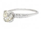 1950's Maurice Tishman 1.28 CTW Diamond Platinum Engagement RingRing - Wilson's Estate Jewelry