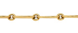 1940's Retro 14 Karat Gold Oval Link Braceletbracelet - Wilson's Estate Jewelry