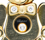 Chopard Diamond 18 Karat Yellow Gold Happy Diamond Bear PendantNecklace - Wilson's Estate Jewelry