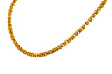 1890's Victorian 14 Karat Gold 19 Inch Circular Chain Link NecklaceNecklace - Wilson's Estate Jewelry