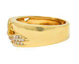 Carrera Y Carrera Diamond 18 Karat Gold Wind Nymph Band RingRing - Wilson's Estate Jewelry