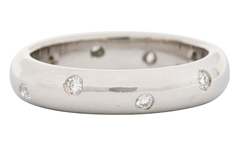 Tiffany & Co. Diamond Platinum Unisex Etoile Band RingRing - Wilson's Estate Jewelry