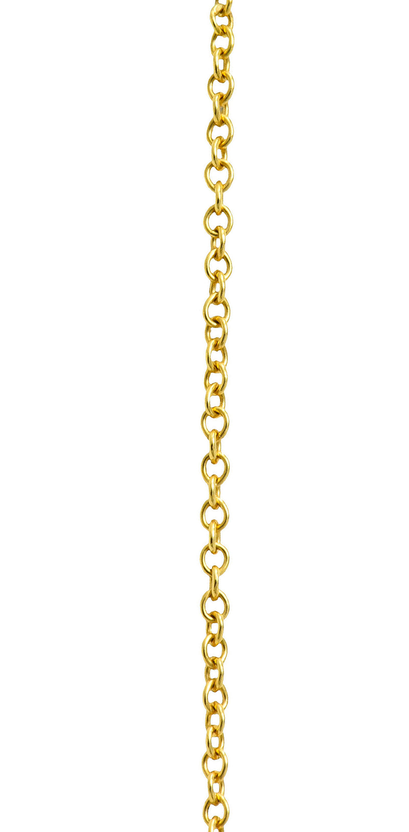 Tiffany & Co. Lapis Lazuli 18 Karat Gold Cross My Heart NecklaceNecklace - Wilson's Estate Jewelry