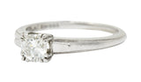 J.R. Wood & Sons. Retro 0.51 CTW Diamond Platinum Engagement RingRing - Wilson's Estate Jewelry