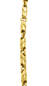 1990's Bulgari 18 Karat Two-Tone Gold Pisces Zodiac Horoscope Pendant NecklaceNecklace - Wilson's Estate Jewelry