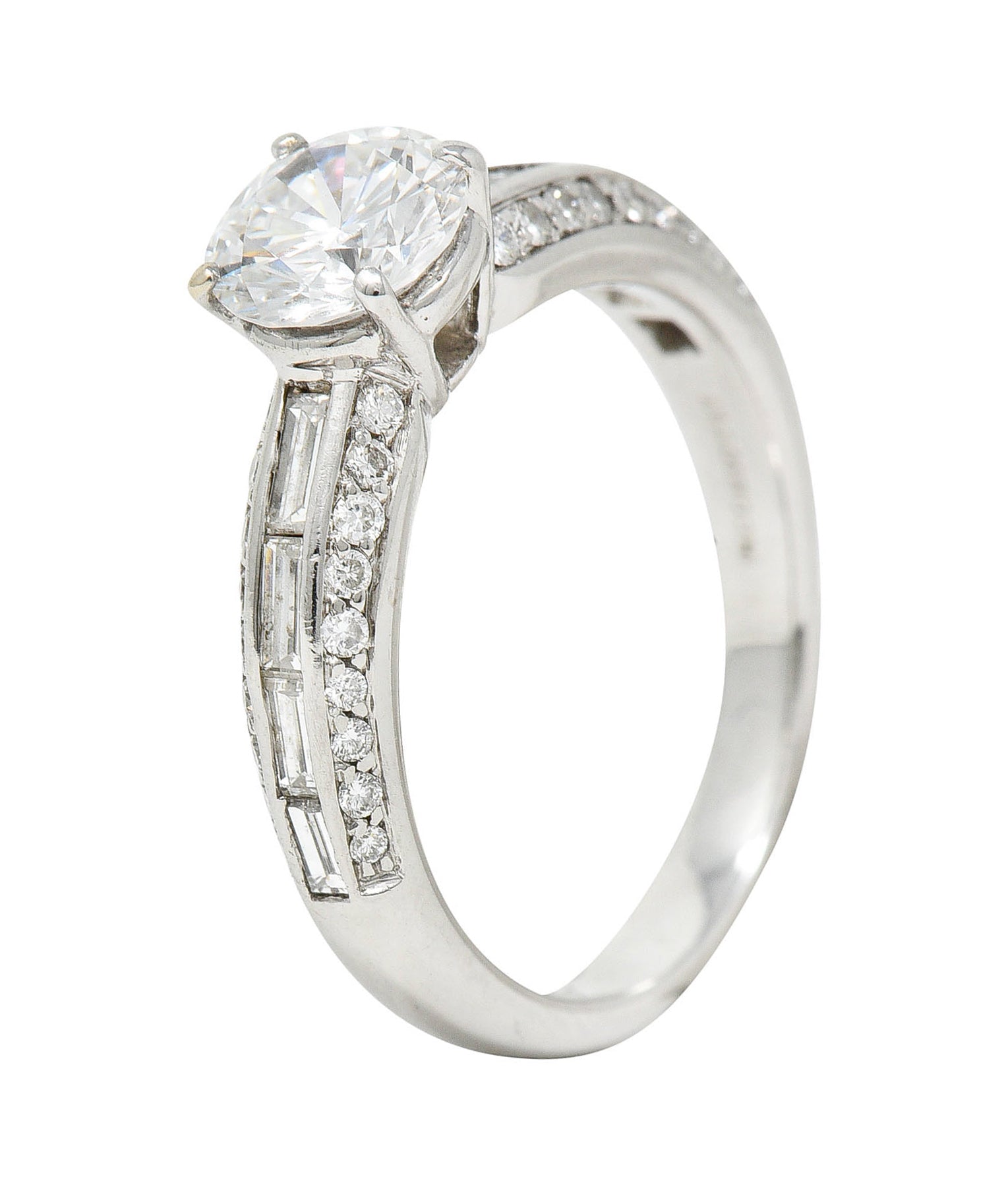 Picchiotti 1.96 CTW Diamond 18 Karat White Gold Engagement Ring GIARing - Wilson's Estate Jewelry